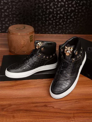 PhiliPP Plein High-Top Fashion Men Shoes--059